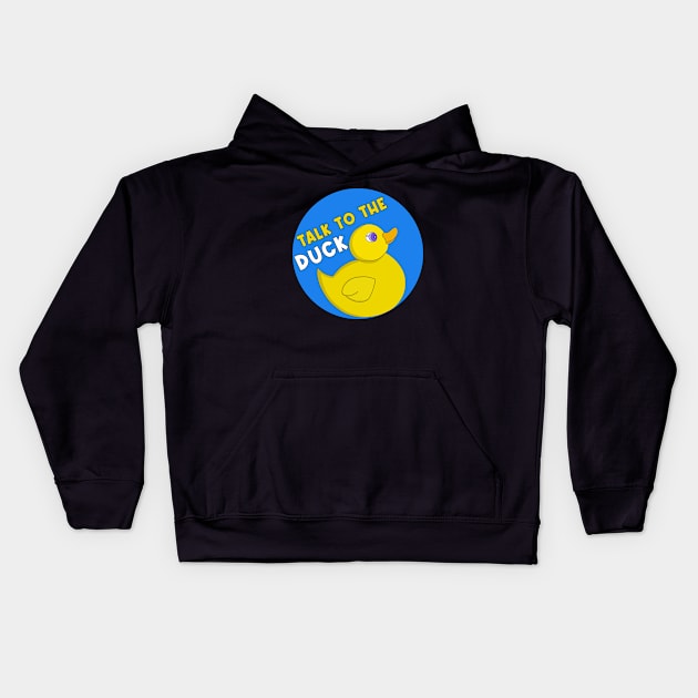 Talk to the Duck Kids Hoodie by DiegoCarvalho